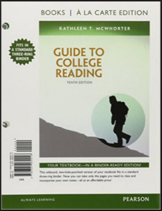 Guide to College Reading (10th edition)